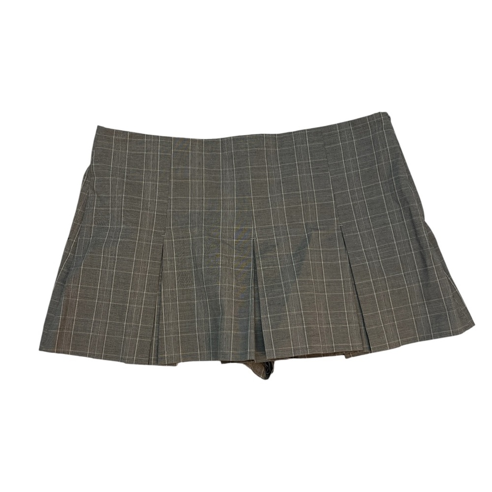 Zara Pleated Plaid Mini Skirt 🤍